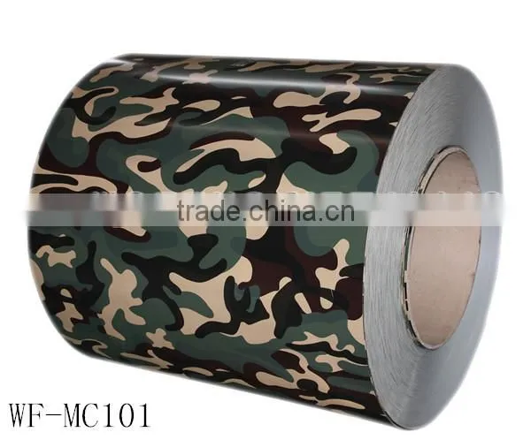 Camouflage Pattern Prepainted Galvanized Metal Steel Roofing Sheet