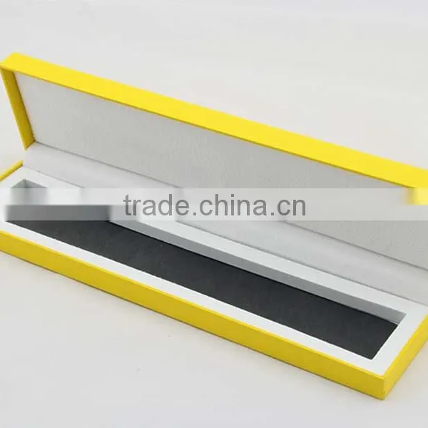 Custom Luxury Jewelry Box Packaing With Satin Lining in Yellow photo-4