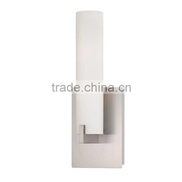 2015 New 2 Light Wall Lamp in Brush Nickel