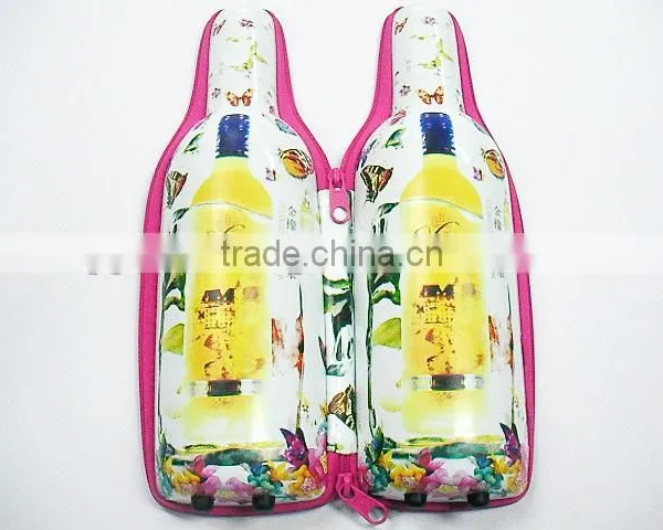 GC-- New Design PU Smooth Surface Bottle Packaging Champagne Eva Cases photo-4