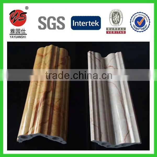 8cm Outside Corner Marble Designs Pvc Moulding Profile photo-6