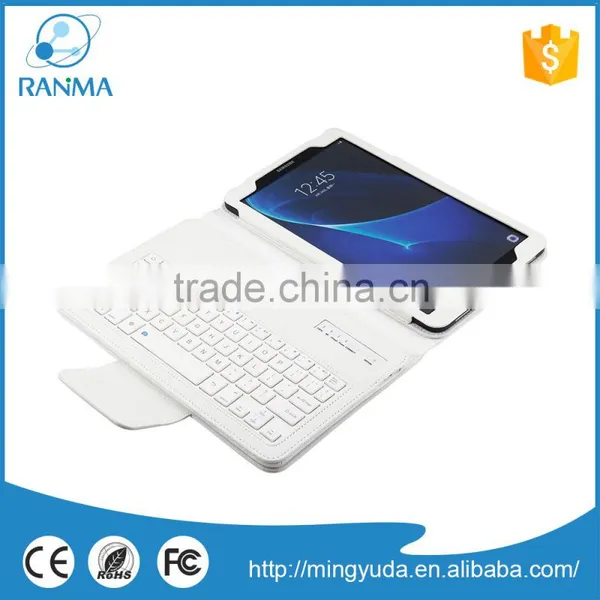 High Quality Flip Leather Wireless Keyboard Case for Samsung Tab A photo-3