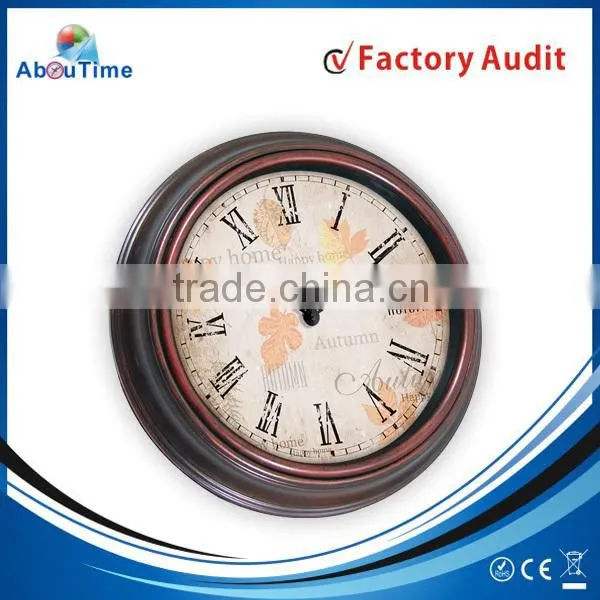 Antique Imitation Style Old Fashion Wall Clock With Roman Numerals/antique Style Clocks