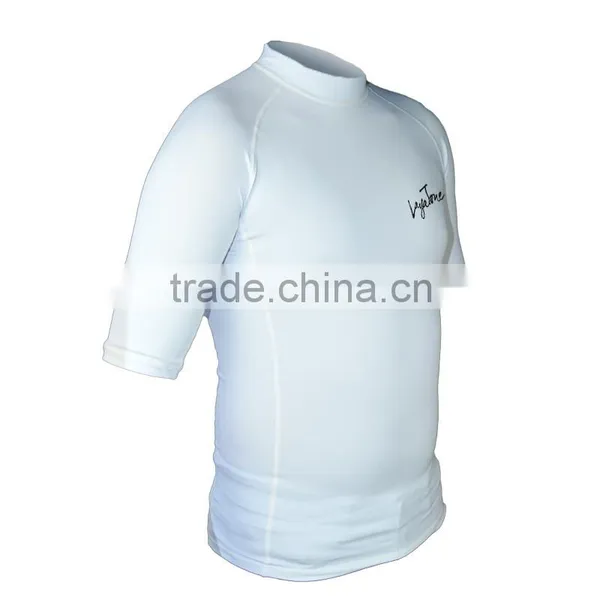 White Short Sleeve Rash Guard Amazon photo-3