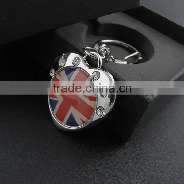 Metal Heart Keychain/promotional Item Heart Shaped Blank Metal Keychain photo-4