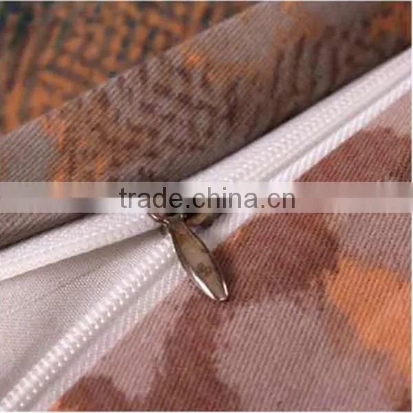 2015 Hot Sale Luxury Leopard Stripe Printed Flannel Throw Bedding Set photo-5