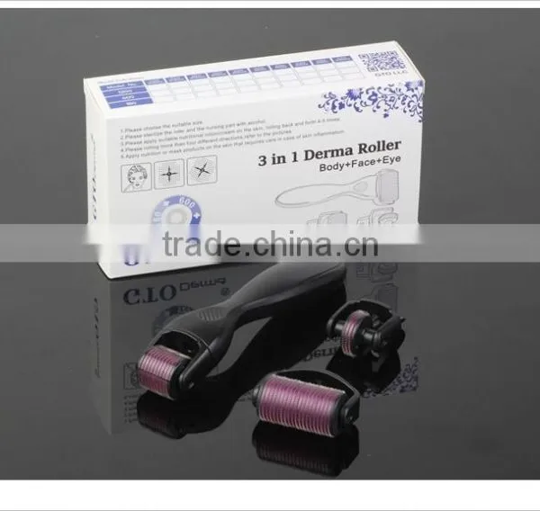 Face Roller 180/600/1200 Titanium Needles Derma Roller 3 IN 1 photo-5