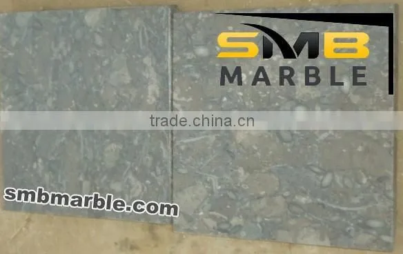 Antique Dark Gray Colored Limestone Tiles & Slabs - Oman photo-3