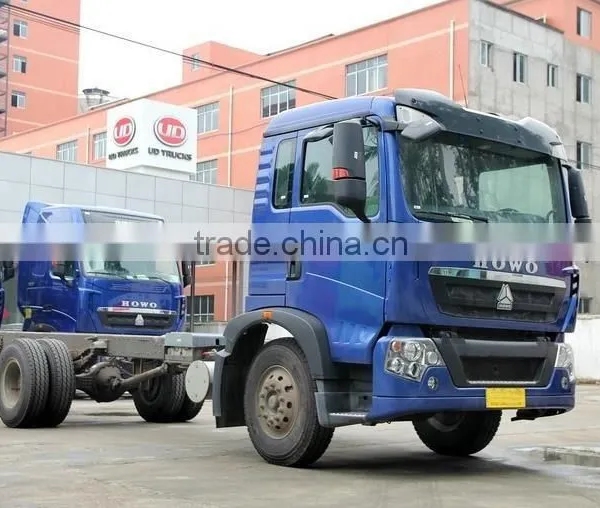 Howo T5G Cargo Crane Truck Chassis 180HP 4X2 Low Price Sale photo-3