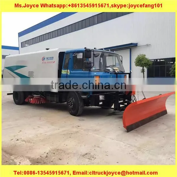 New 8cbm Cleaning Sweeper Truck/Street Cleaning Truck With Snowing Cleaning Equipments/Road Sweeper Trucks For Sales photo-4