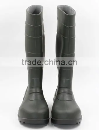 2017 HOT SALES Pvc Steel Capped Safety Boots photo-2