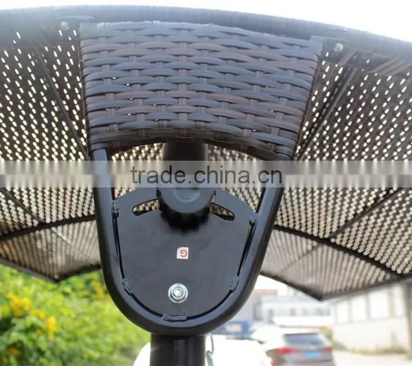 Garden Furniture Rattan Hanging Chairs Double Swing photo-3