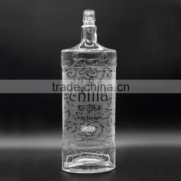 50cl Custom Design Glass Wine Bottle for Vodka Chinese Supplier