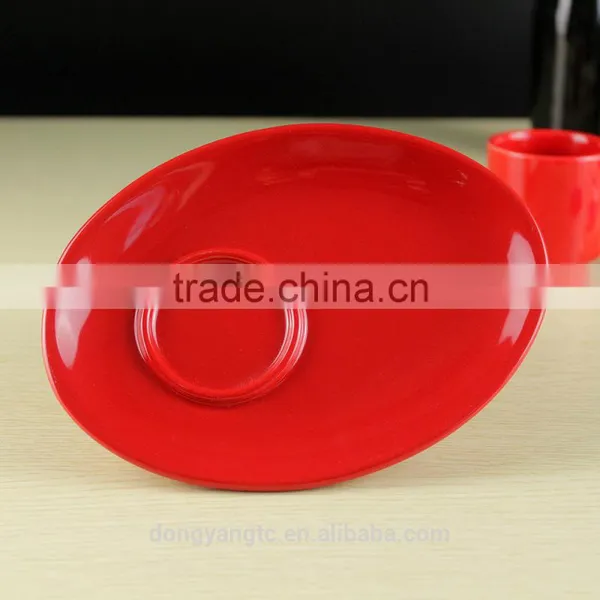 2017 Chinese Suppliers Novelty Design Ceramic Red Cup and Saucer photo-6