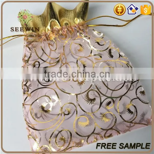 2017 Hot Sale Gilding Organza Flower Bag for Cut Flowers photo-3