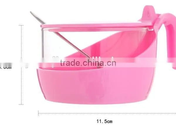 New Arrival Colorful With Cover Spoon Plastic Soy Saucet Condiment photo-4