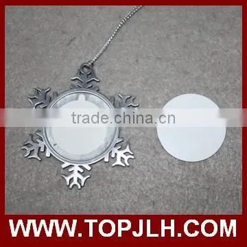 Promotion Dye Sublimation Photo Print Christmas Snowflake Decoration photo-4
