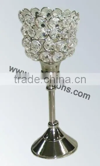 Wholesale Crystal Votive Candelabra Wedding Gift Table Decoration photo-5