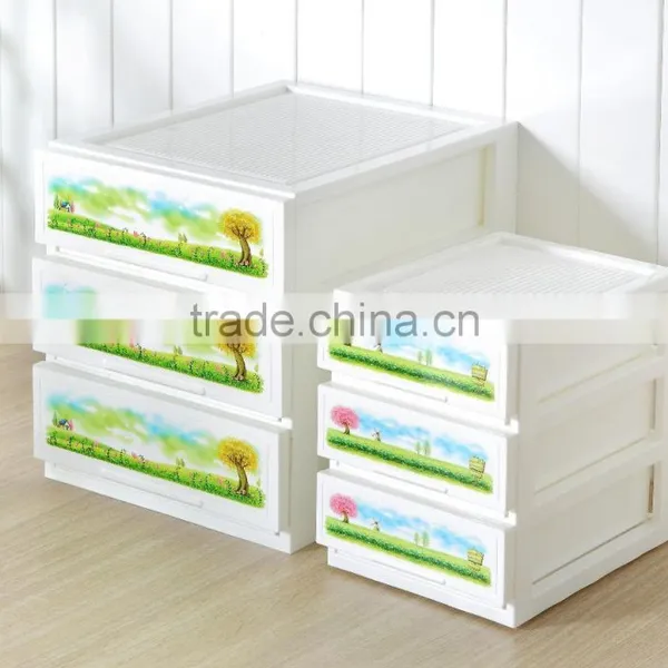 Different Layer Plastic Drawer Cabinet Plastic Drawer Organizer photo-4