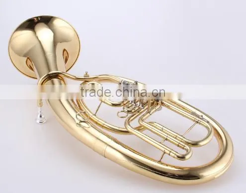 Rotary Pistion Bb Key Baritone Horn With Carrying Case photo-3