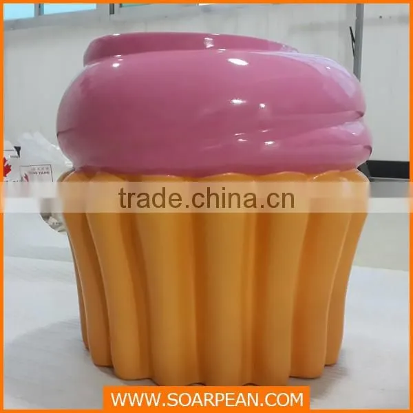 Custom Fiberglass Cup Cake Chair photo-3