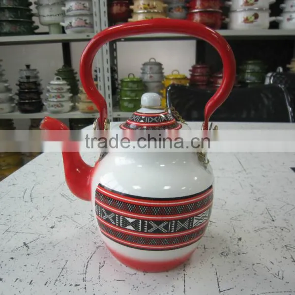 High Quality Tea Pot Water Enamel Kettle in Middle East Market photo-4