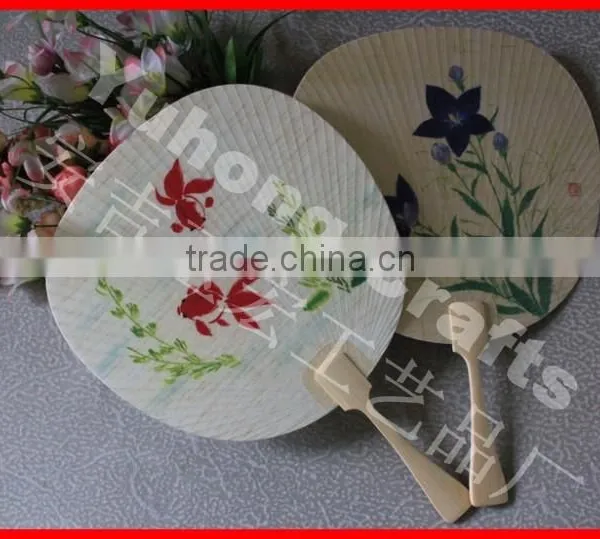 Custom Printed Round Wholesale Japanese Personalized Hand Fan photo-5