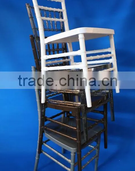 White Wedding Resin Banquet Hall Chairs photo-5