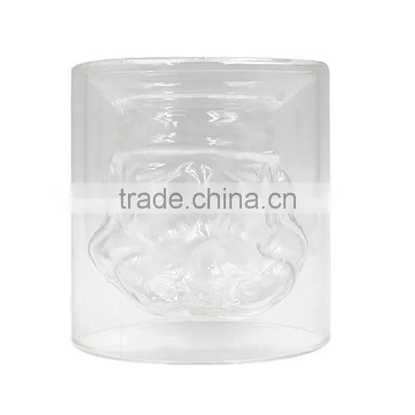UCHOME Unique Design Double Wall Wine Glass Cup photo-2