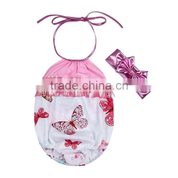 Summer Wholesale Baby Clothing Rompers Toddler Girl Boutique Sunsuit Kids Jumpsuit photo-2