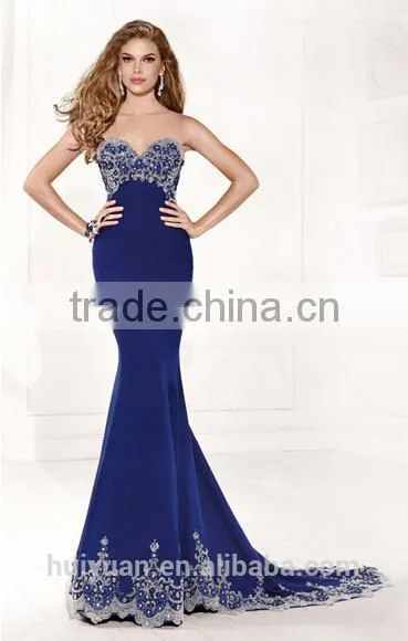 2 Colors Beaded Luxrious Mermaid Sleeveless Dresses for Wedding Party photo-2