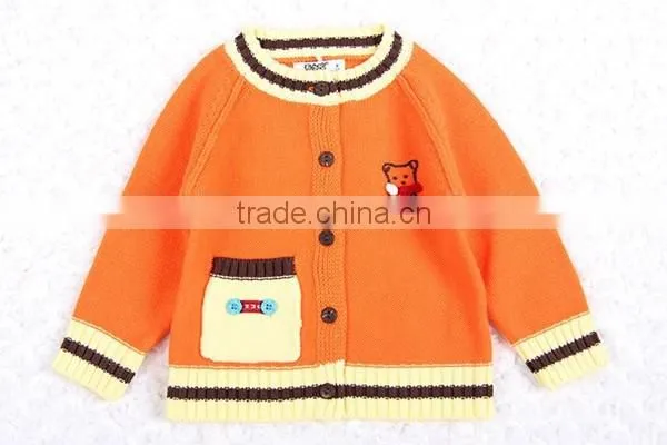 Trim Contrast Latest New Style Raglan Cardigan Sweater photo-5