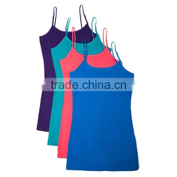 Fashion Designer Custom Women Wholesale Seamless Plain White Tank Top photo-4