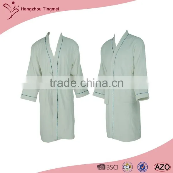 New Arrival Comfortable Mens Bathrobe In Solid Royal Plush photo-3