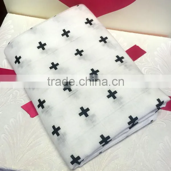 Breathable Soft Cotton Baby Muslin Blanket,baby Muslin Swaddle Blanket photo-5