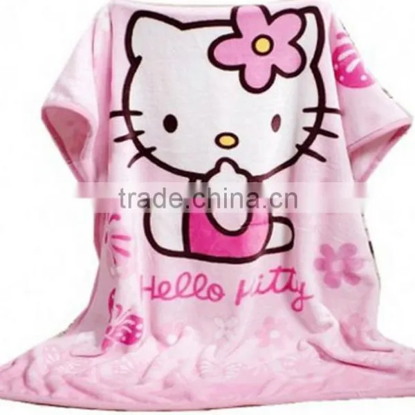 Multi Function Fashion Printed Fleece Blankets For Girl Child photo-2