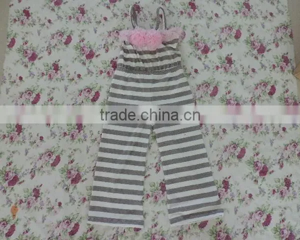 Hot Sale Romper Baby Girls Clothing Fashion Sleeveless Cherven Stripes Cotton Tops Romper 2016 Summer Vacation Kids