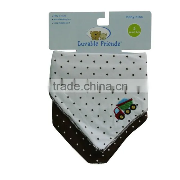 Baby 2pc Scarf Bibs/fancy Cotton Bibs