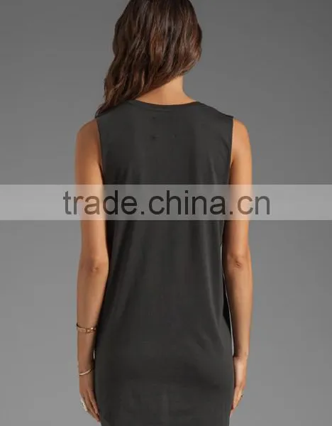 Custom Size Tank Top in Black photo-2