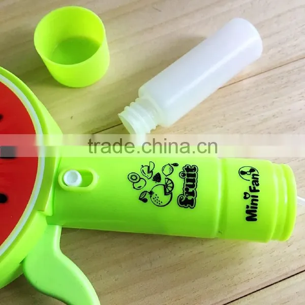 Mini Water Mist Spray Fan Cartoon Handheld Friut Fan For Summer Promotion photo-3