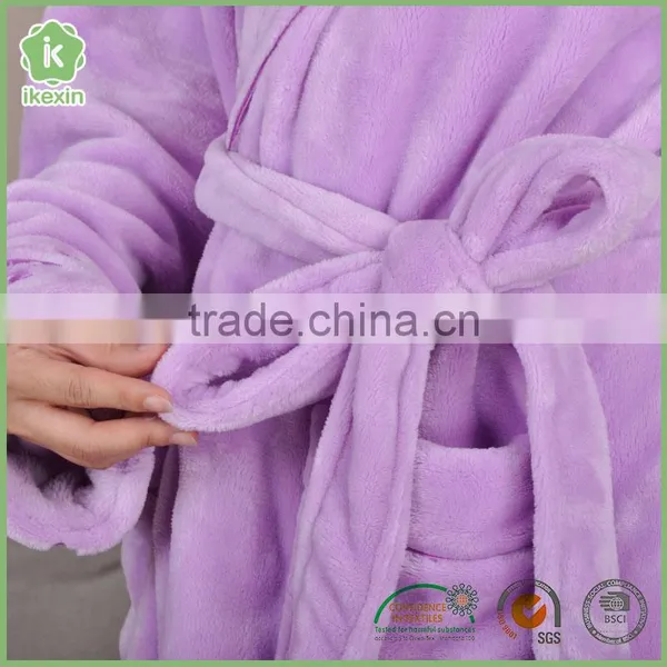 Hot-Selling 100% Microfiber Wholesale Couple Bathrobe photo-5