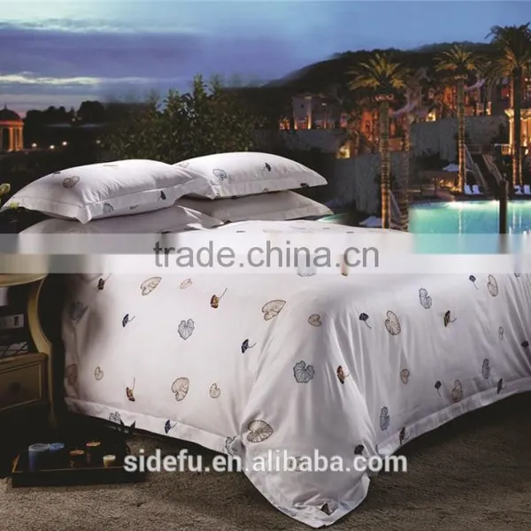High Quality Queen Size Printed Hotel Duvet Cover Set photo-4
