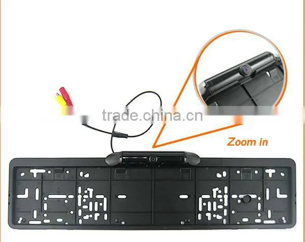 Waterproof Night Vision European Number Plate Car Rear View Camera photo-4