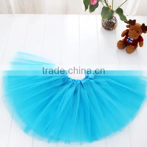 3 Layers Tulle Ballet Skirt Girl Tutu Skirt Professional Tutu photo-5