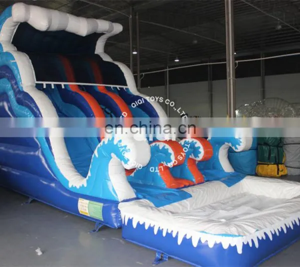 China Inflatable Cheap Slide With Arch Big Inflatable Water Dry Slide for Pool for Rental Business on Sale photo-6