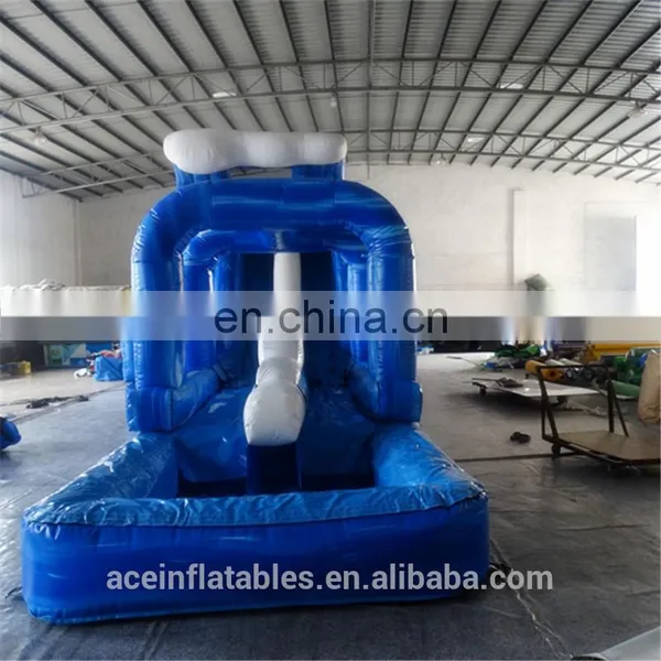 PVC Tarpaulin Kids Banzai Inflatable Water Slide From China photo-2
