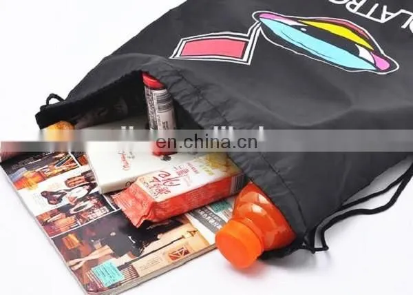 Fashion Digital Printing Calico Backpack Bag With Drawstring photo-4
