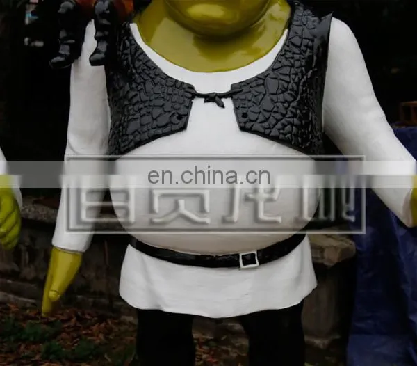 Customized Fiberglass Shrek Statue for Sale photo-6