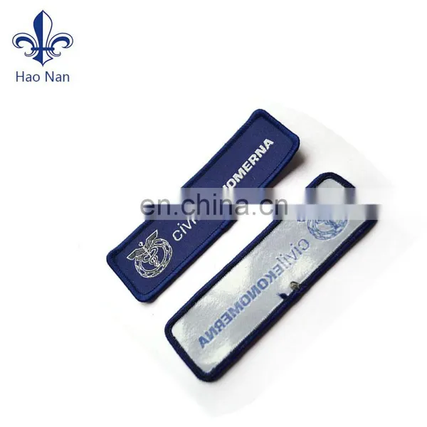 Custom Your Logo Printed on Polyester Fabric Woven Label photo-3