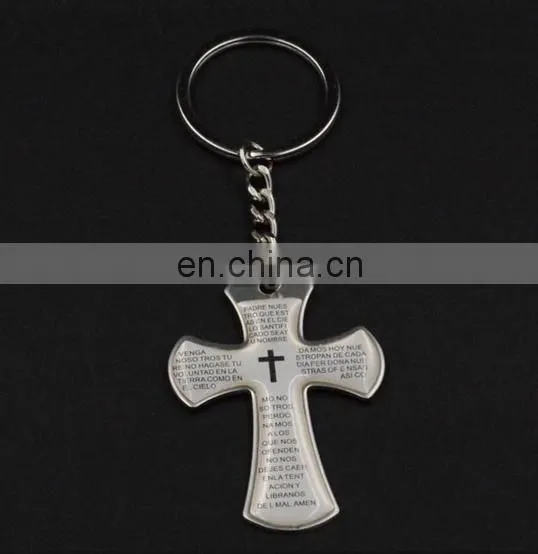 High Quality Metal Cross Keychain photo-2